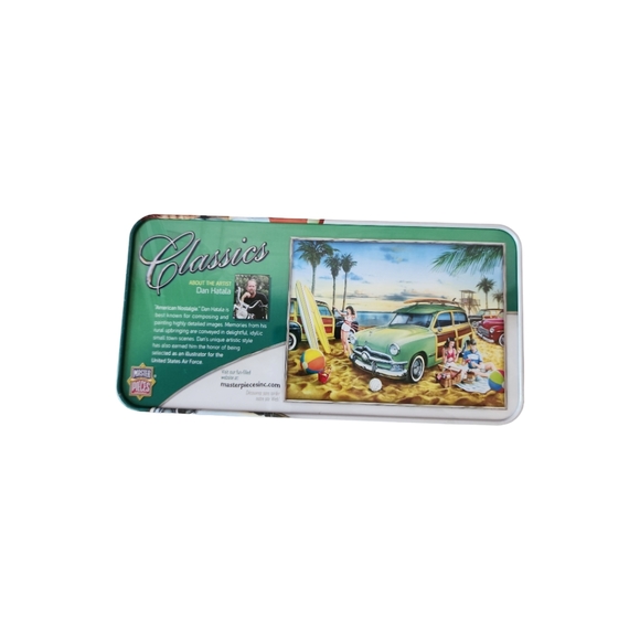 NIB MasterPieces Classics 500 Piece Puzzle Beach Wagon Party Dan Hatala Artist. - Picture 2 of 3